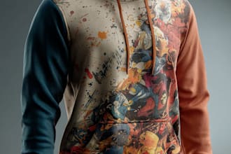 do custom hoodie design or clothing design