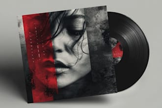 design an album cover for your rock or metal band
