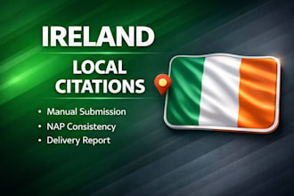 ireland local citations for google maps, nap safe manual SEO