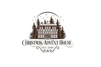 design elegant christmas heirloom logo