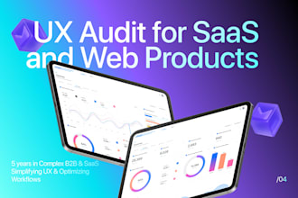 ux audit for saas and web products
