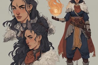 dnd character art and dnd character art
