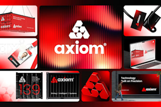 design a brand identity, logo and brand style guide
