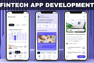 build fintech mobile app, crypto mobile app using flutter, ai app development