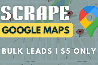 scrap google maps for business contact, emails and lead