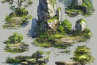 environment concept art landscape design
