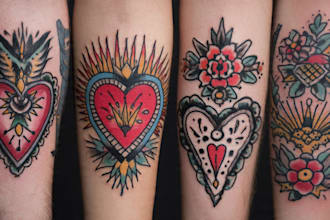 make old school or traditional tattoo design