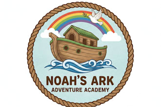 design a meaningful and creative noahs ark logo