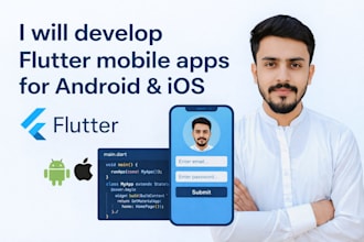 develop flutter mobile apps