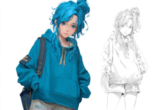 illustrate your anime or roleplaying character oc