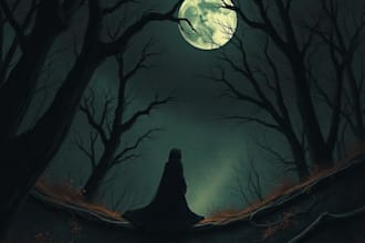 do an brutal, dark, horror, metal art illustration