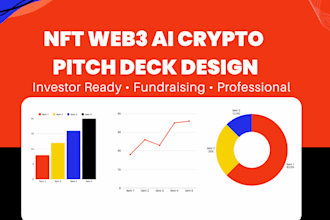design nft, web3, ai, crypto, and blockchain pitch decks and presentation