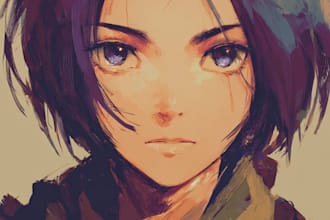 design a fabulous anime or roleplaying character portrait
