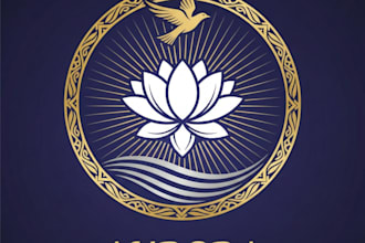 design a meaningful and inspiring spiritual logo for your brand