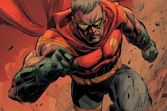 draw graphic novel superhero comic page nsfw comic book page