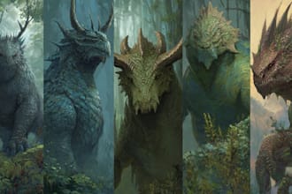 draw fantasy or dnd creatures and monsters