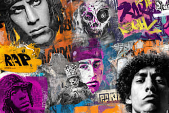 do illustration expresionism art, graffity, abstract