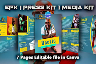 design epk, media kit, press kit, speaker kit, one sheet