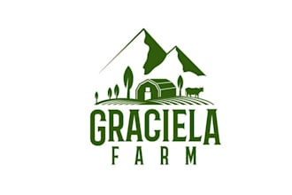 design livestock and poultry farm logo with family farm