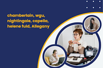chamberlain, wgu, nightingale, capella, helene fuld, allegany