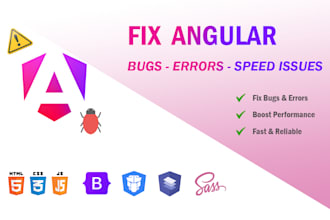 fix angular bugs, errors and performance issues fast