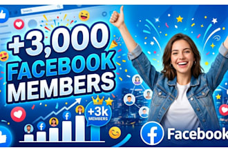 add 3000 members to your fb group