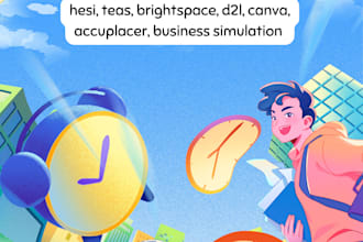 do hesi, teas, brightspace, d2l, canva, accuplacer, business simulation