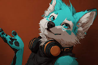 draw art of your furry character or fursona