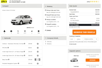 car rental wordpress website