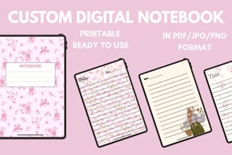 create custom digital,printable planner