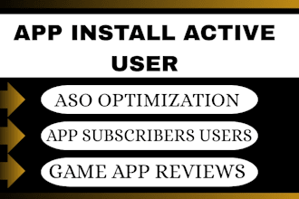 ranking ios, android 6000 app install, app, app promotion, mobile rating review