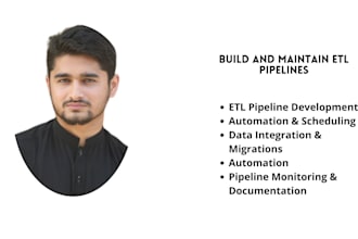 build and maintain etl pipelines