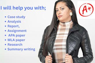 do argumentative essay, analytical paper, research and case studies