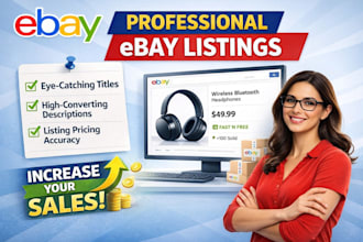 do ebay product listing and data entry for auto parts