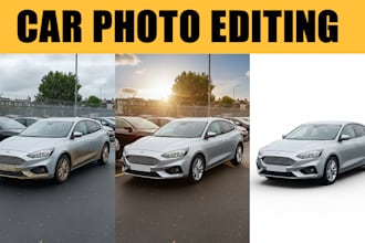 car photo editing professionally for dealers and listings