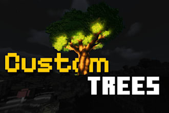 build custom minecraft trees
