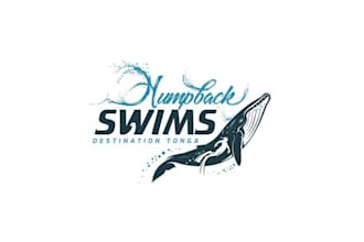 design classic super humpback swims logo