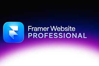 desig and develop your website in framer