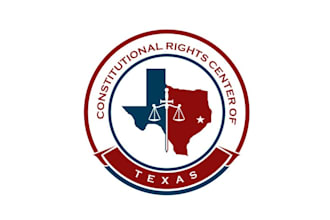design modern law texas constitutional rights logo