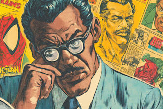create comics illustration retro and vintage