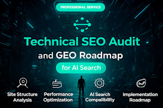 perform a technical SEO audit and GEO roadmap for ai search