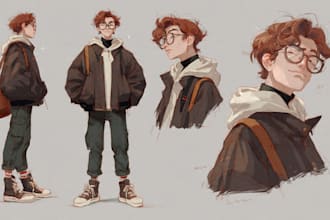 do a character of comic or design