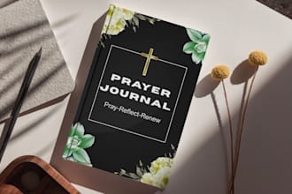 design editable planners and journals with cover in canva