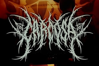 design elegant brutal and unique metal band logo in 1 day
