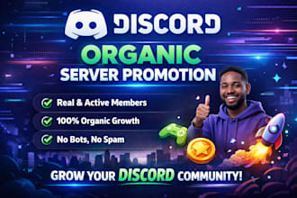 organic discord promotion discord server grow server advertising organic growth