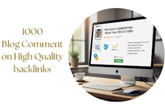 do 1000 blog comment with high da pa backlinks