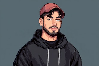 draw high quality portrait pixel art