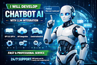 develop an ai chatbot using llm integration for your business