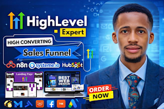 setup gohighlevel sales funnel landing page go high level website course setup