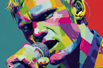 create an awesome wpap pop art
